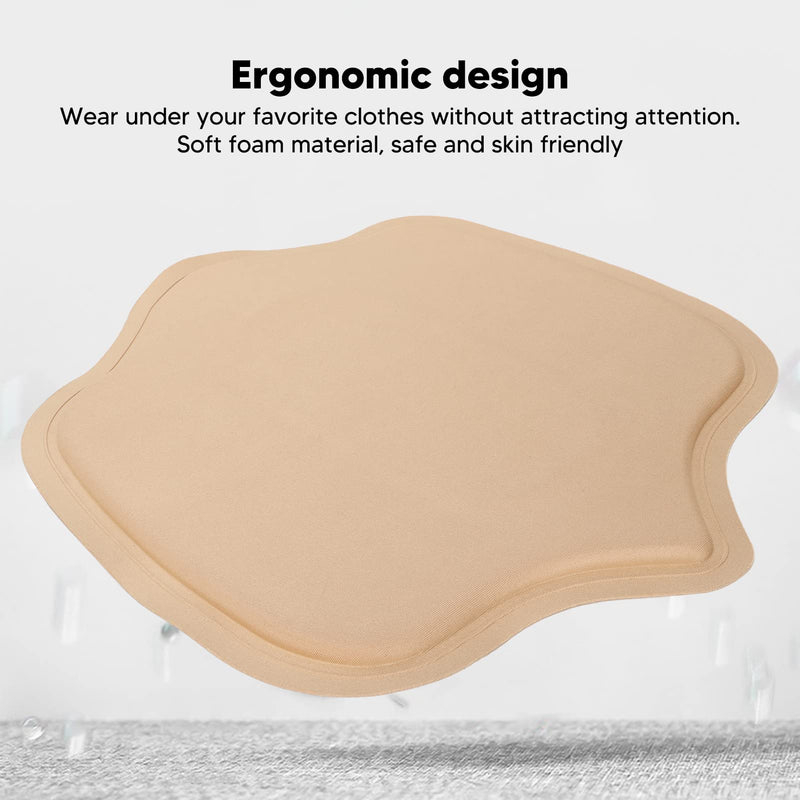 [Australia] - Abdominal Compression Plate, Abdominal Flattening, Preventing Discomfort, Foam Abdominal Plate, Skin-Friendly Molded Foam Abdominal Compression Plate Prevents Discomfort During (Beige) Beige 