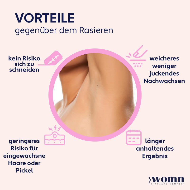 [Australia] - womn 2 x 100 ml Intimate Comfort HAIR REMOVAL CREAM - hair removal cream for bikini area and armpits (set, 2x100ml) 