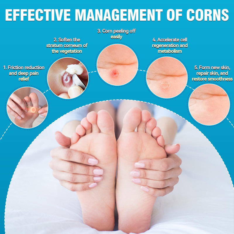[Australia] - AstraVox 24Pcs Corn Removers for Toes Feet with Adhesive PU Waterproof Membrane, Plantar Corn Remover Bandaid Pads Kit for Hand, Highly Effective, Pain Relief, Easy to Use (Large) Large 