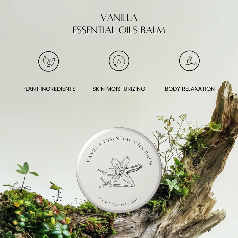 benatu Vanilla Body Oil for Dry Skin Care, Soothing & moisturizing Essential Oil Massage Balm, Scented Vitamin E Body Butter for Women and Men, Blends with Geranium, Sandalwood, Frankincense 3.53 oz Vanilla Blends