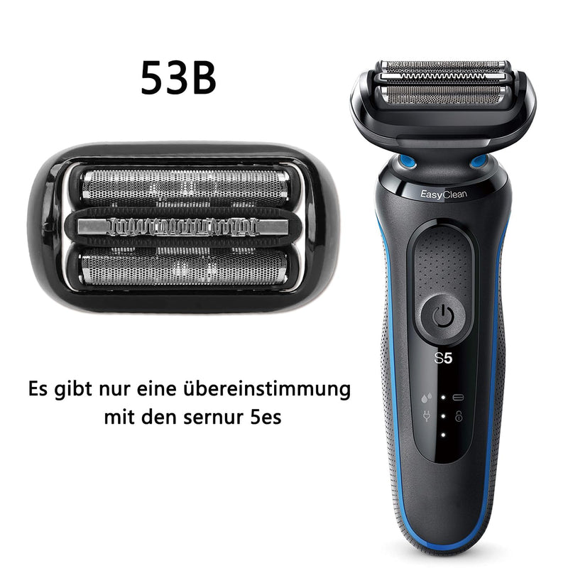 [Australia] - Atewada 53B shaving heads compatible with Braun razors men's 5 and 6 series 5018S 5049S 5762 5764 6075CC 6020S 6040CS shaving head electric shaver replacement shaving head 