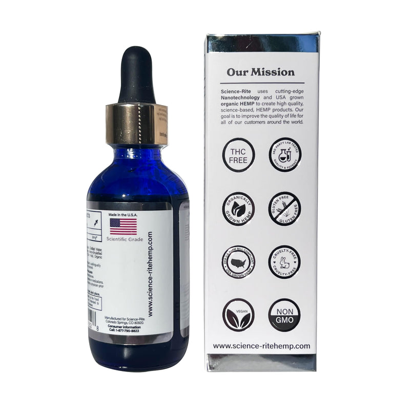 Nano Water-Soluble Hemp - Ultra-Fast-Acting Drops for Maximum Results - Scientific-Grade, 3X Faster, 9X Absorption, Cold Extracted - Vanilla Flavor. (500mg) Vanilla - 500 2 Fl Oz (Pack of 1)