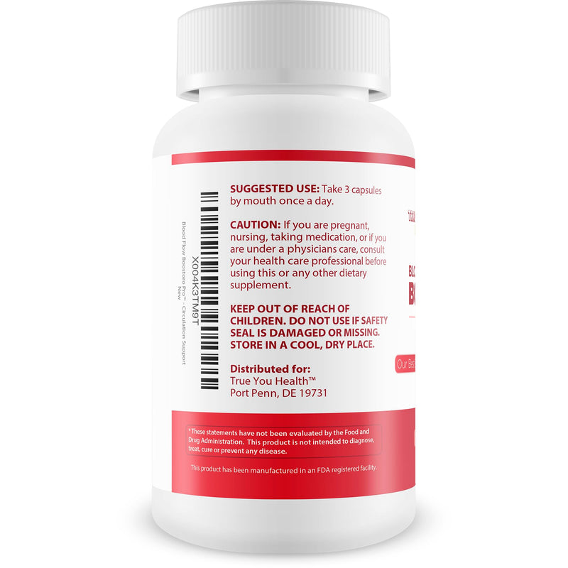 Blood Flow Boostoro Pro - Improved Formula - Our Best Blood Flow Pills for Men & Best Circulation Supplement for Men Blood Flow - Better Blood Flow Vitamins for Men Circulation Vasodilator Supplements