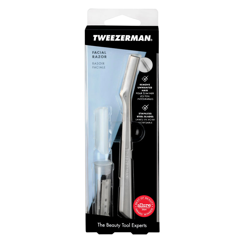 [Australia] - Tweezerman Stainless Steel Facial Razor 
