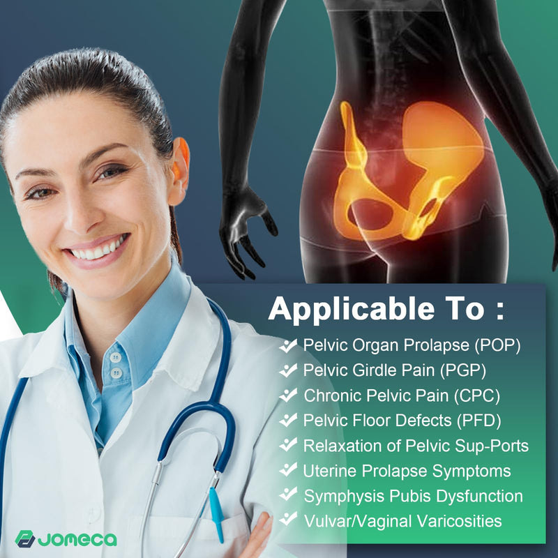 Pelvic Support Belt for Prolapse, Pro Band Brace for Vulvar Varicosities, SPD Treatment, LCS, Groin, Pelvic Floor, Organ Prolapse Support Relieve Tilted or Twisted Pelvis Girdle Pain (Large) Large