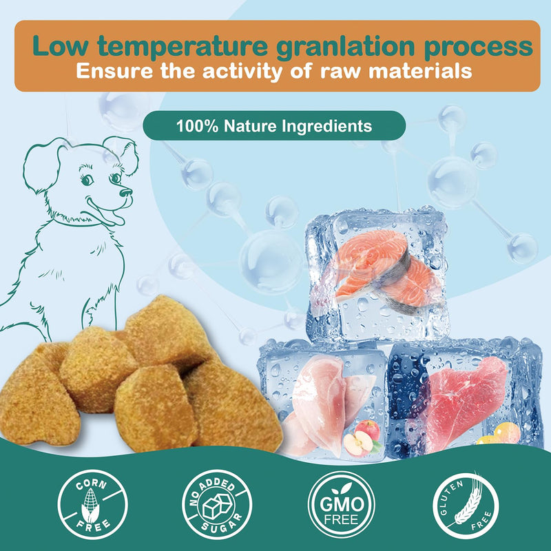Pet Skin and Coat Care - Omega 3 Fish Oil 200 Chews for Dogs Healthy Skin | Shiny Fur | Against itching in a Treat Format, All-in-1 Oil (Salmon, Anchovy, Sardine, Perilla Oil, Flaxseed Oil) - PawsPlanet Australia
