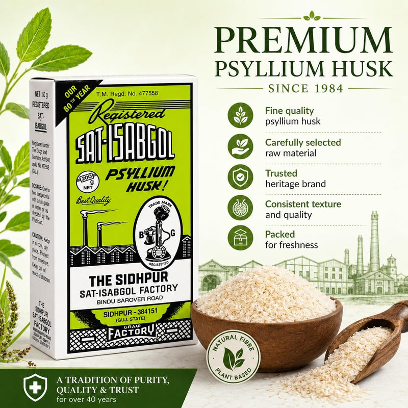 Sat-Isabgol (Psyllium Husk) 100g (Pack of 3) 100 g (Pack of 3)