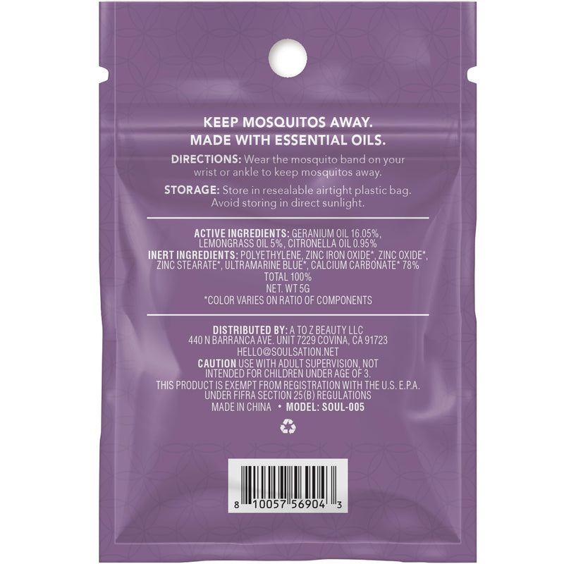[Australia] - 15 Pack Mosquito Repellent Bracelets, DEET-Free for Kids & Adults, Individually Wrapped Bands 1 Count (Pack of 15) 