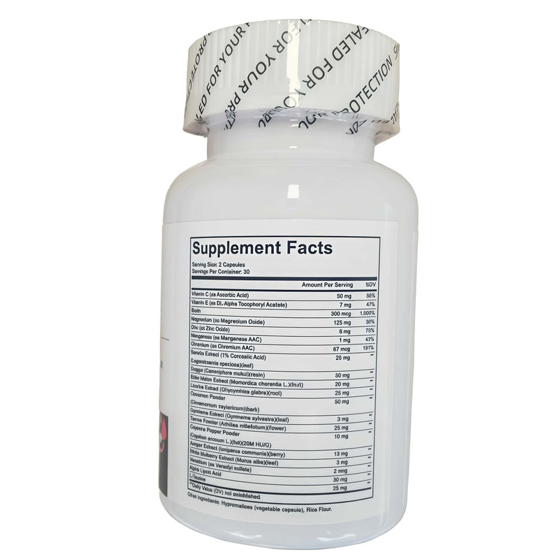 Healthy Flow Blood Support，Improved Blood Flow Supplement，Supplement with Vitamins & Minerals （60 Capsules）
