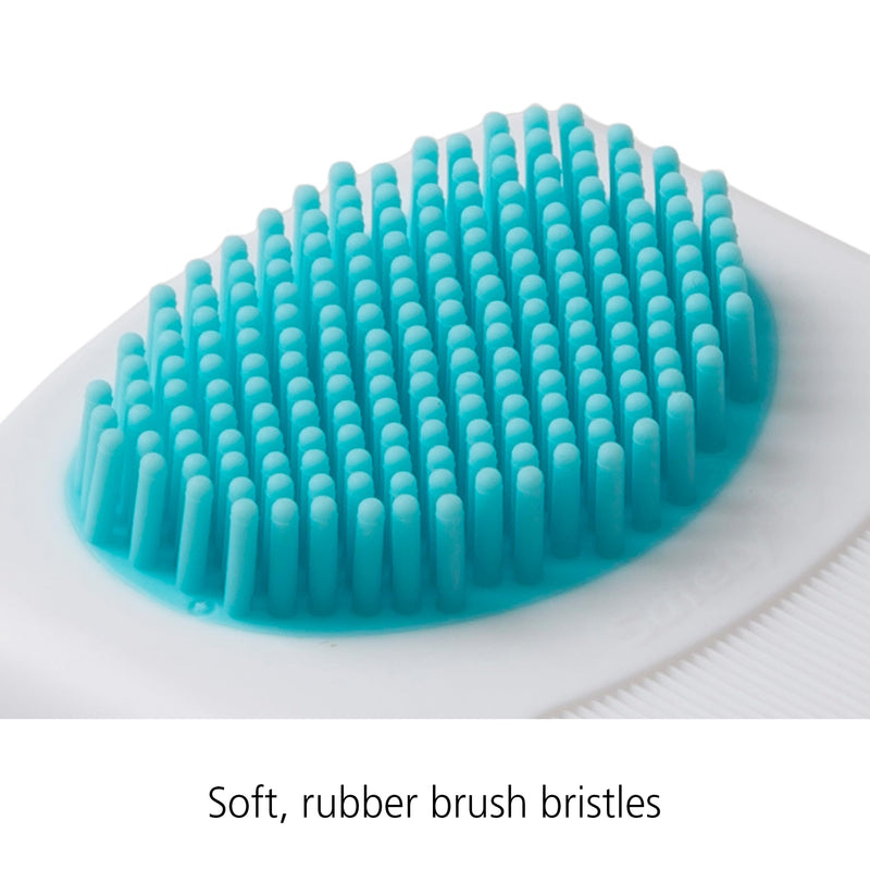 [Australia] - Safety 1st Cradle Cap Brush and Comb , White/Blue 