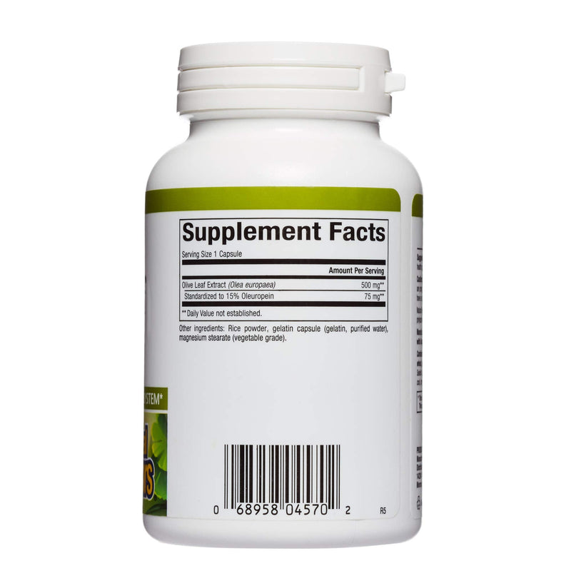 [Australia] - HerbalFactors by Natural Factors, Olive Leaf 500 mg, Natural Wellness Formula, 90 Capsules 90 Count (Pack of 1) 