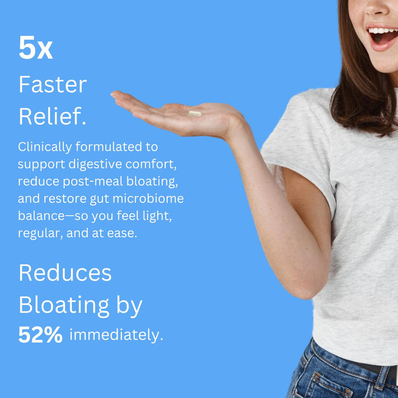 80 Billion CFU Probiotic Capsules for Women & Men | Prebiotics, Ginger & Peppermint | Reduce Bloating, Support Digestion & Gut Health | Vegan – 60 Capsules.