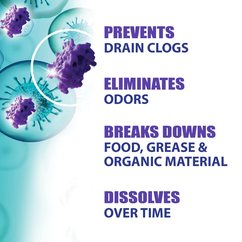[Australia] - SANI 360° Sani Sticks Drain Cleaner and Deodorizer, Enzyme Pipe Cleaners, Eliminate Odors, Prevent Clogged Drains, Safe for Sinks, Bathtub Drains, Septic Tanks, 24 Count, Lemon Scent 