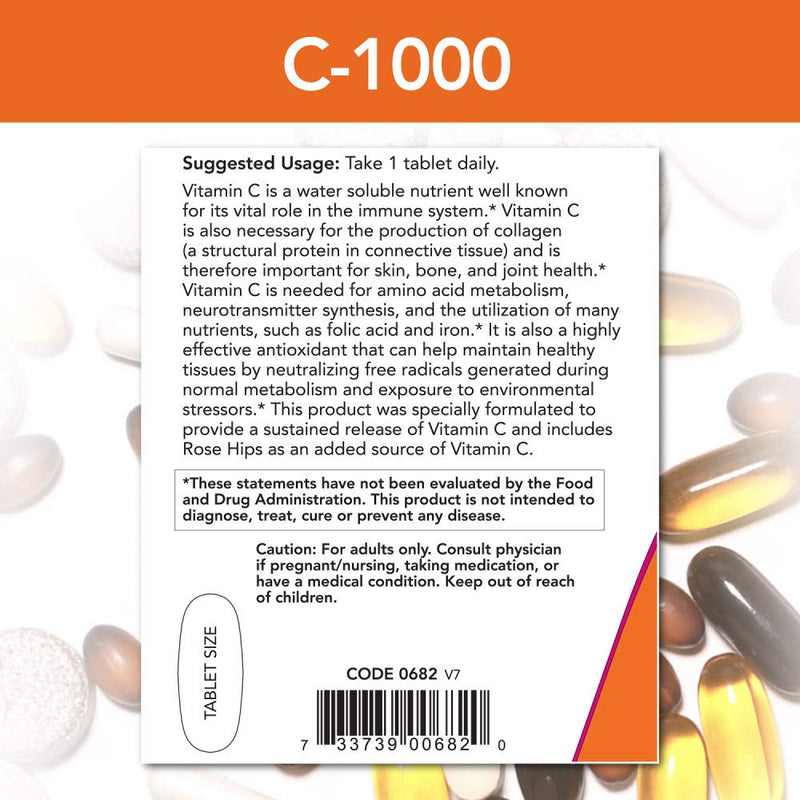 NOW Supplements, Silymarin Milk Thistle Extract 300 mg with Artichoke and Dandelion & Supplements, Vitamin C-1,000 with Rose HIPS, Sustained Release, Antioxidant Protection*
