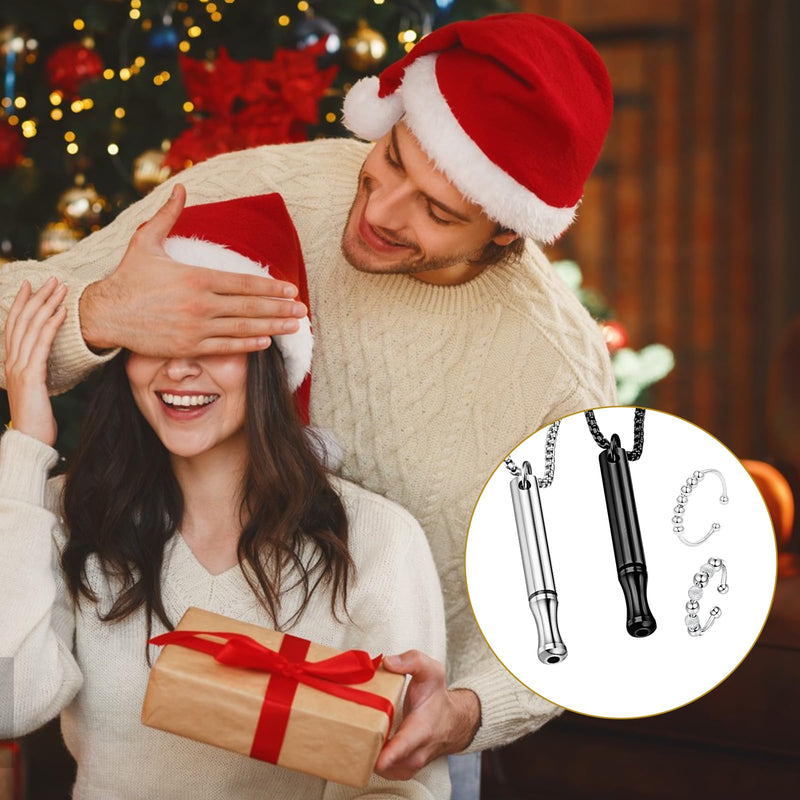 [Australia] - DMNQ Smoking Cessation Aids Smoking Cessation Chain Hoki Necklace Against Anxiety Smoke Free Aids Breathing Chain Smoking Cessation Quit Smoking Chain Gifts for Men and Women 