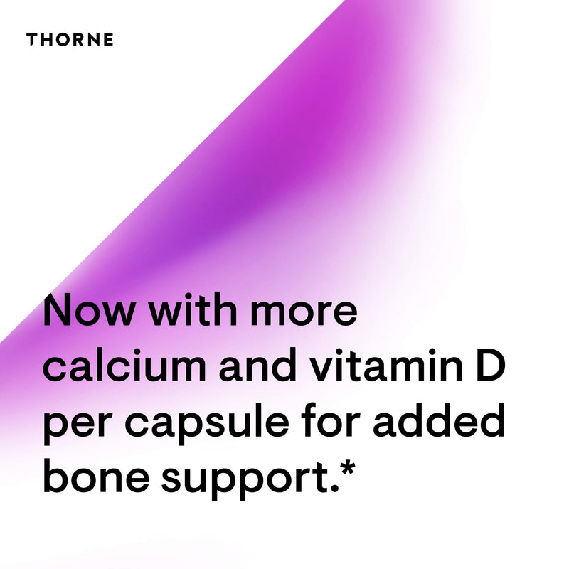 [Australia] - THORNE Advanced Bone Support‡ - (Formerly Oscap) - Bone Health Supplement with Calcium and Vitamin D - 120 Capsules 
