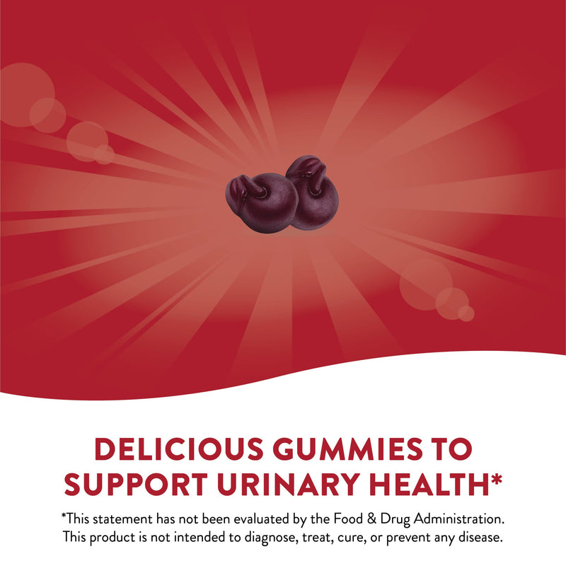 [Australia] - Nature's Way CranRx Cranberry Gummies, Urinary Tract Health Support* Supplement with D-Mannose + Vitamin C, 60 Gummies 