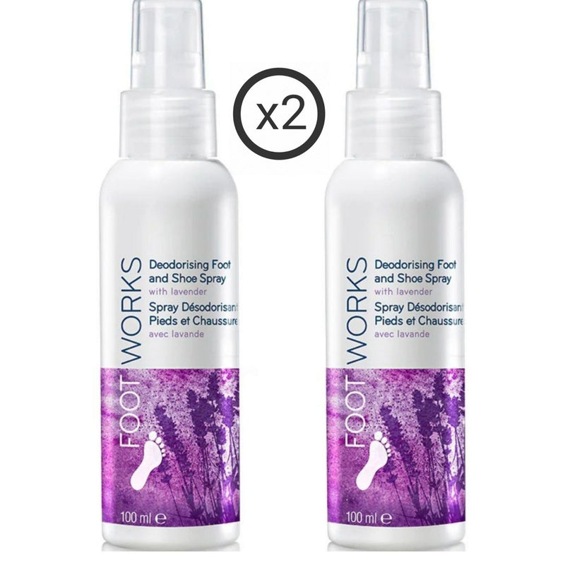 Foot And Shoe Spray With Lavender- Anti Odor- 2Pcs Set