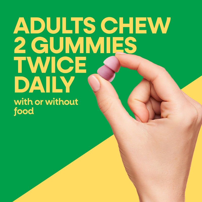 Nature’s Way Alive! Chewable Calcium Gummies with Vitamin D3, 60 ct | Daily Supplement Supports Healthy Bones and Teeth, and Muscle Function*, Strawberry and Raspberry-Lemonade Flavored 60 Count (Pack of 1)