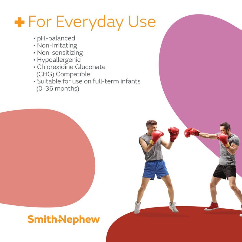 [Australia] - Smith+Nephew SECURA◊ Total Body Foam Cleanser, Foaming Waterless Body Cleanser, No- Rinse Skin Cleanser with Pump Dispenser, 8.5 Ounces 