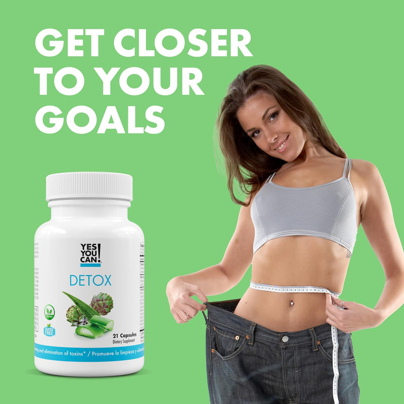 Yes You Can! Natural Detox Pills, Diuretic Cleanse, 21 Capsules, 2 Pack | With electrolytes & vitamins, helps with water retention, gluten free, natural ingredients 21 Count (Pack of 2)