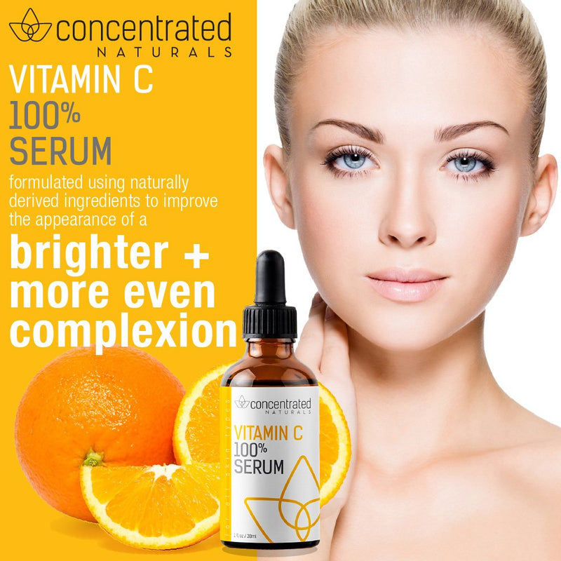 Vitamin C Serum for Face, High Concentrate Brightening Formula, 1 oz | May help smooth the appearance of wrinkles and even the look of skin tone for a more youthful-looking complexion.