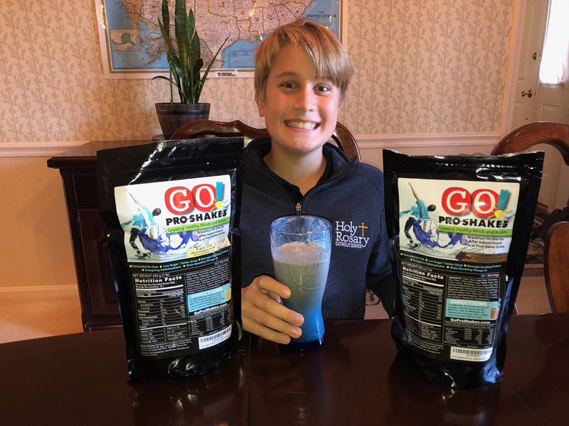 [Australia] - GO Pro Shakes – Protein Powder Smoothie for Kids and Teens – Healthy Snack – No Added Sugar – Supports Growth & Strength – Rich Chocolate Flavor 1 Pound (Pack of 1) 