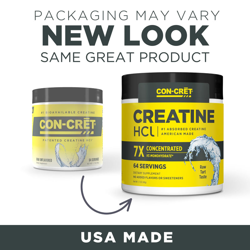 [Australia] - Creatine HCl Powder | Supports Muscle, Cognitive, and Immune Health | Unflavored Creatine (64 Servings) Raw Unflavored 64 Servings (Pack of 1) 
