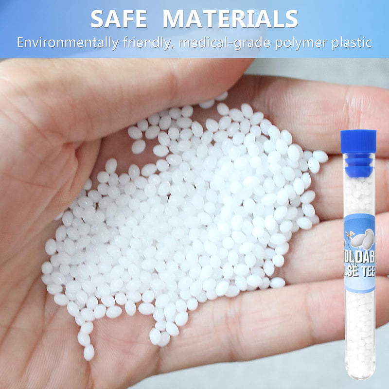 [Australia] - Tooth Repair Kit, Moldable False Teeth, DIY tooth thermoplastic beads Temporary Tooth for Replacing Missing & Broken Teeth with 4 Dental Tool, Regain Your Confidently Smile 30 ML 