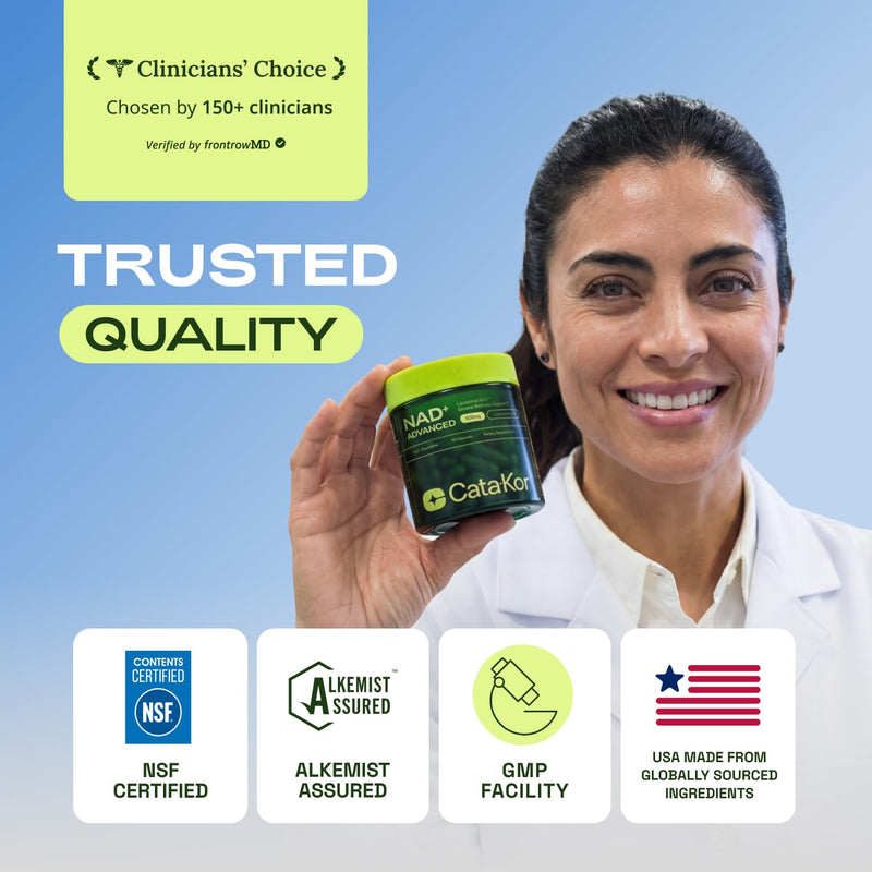 Cata-Kor Liposomal NAD Resveratrol Supplement – NMN Supplement Alternative – Third-Party Tested – Advanced NAD Supplement for Women & Men – 30-Day Supply 1