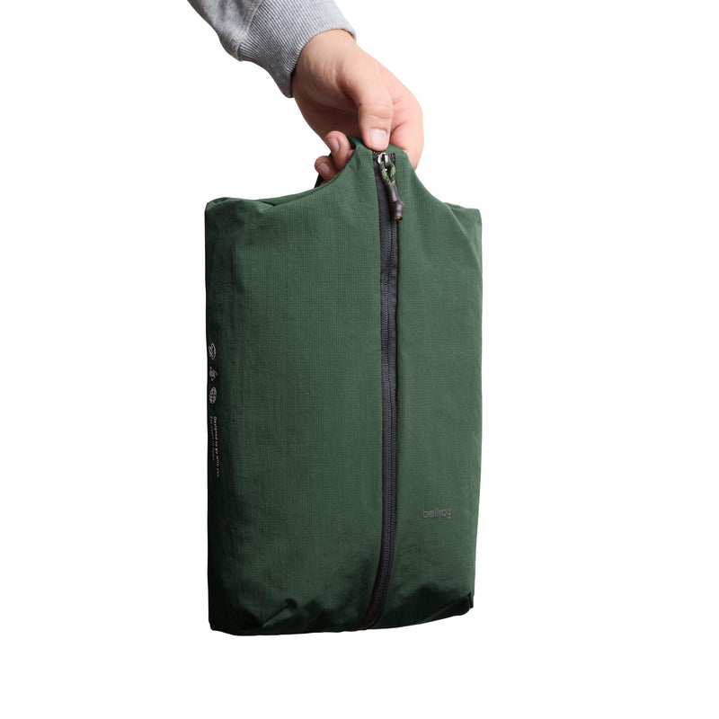 Bellroy Lite Packing Caddy 8L (Travel Organizer Packing Cube, Zip-up Storage Solution for Travel Near or far) - Spruce