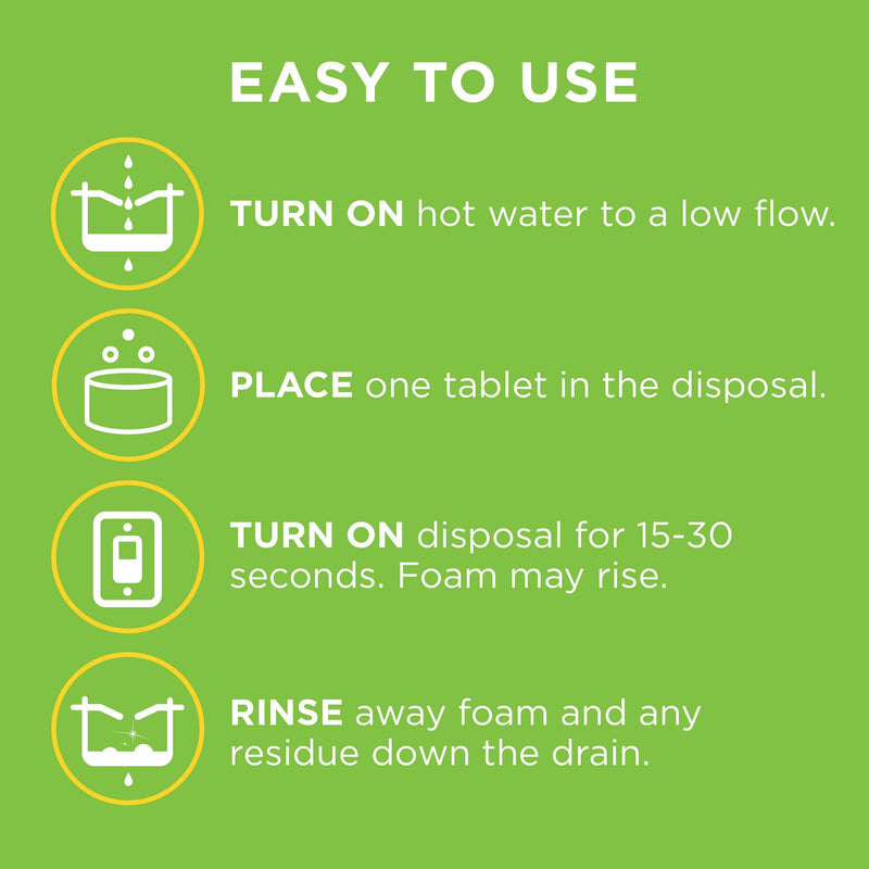 [Australia] - Affresh Garbage Disposal Cleaner, Removes Odor-Causing Residues, 9 Tablets [3 Pack] Citrus 3 Count (Pack of 3) 