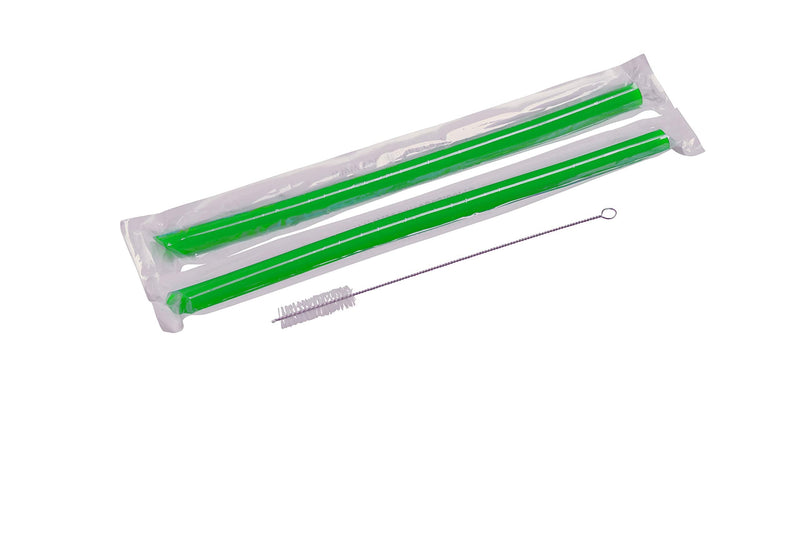 [Australia] - Green Vocal Tubes for Speech Therapy and Singing - Therapy Straws for Vocal Health - Set of 2 Silicone Tubes for water resistant Voice Therapy and singing training 