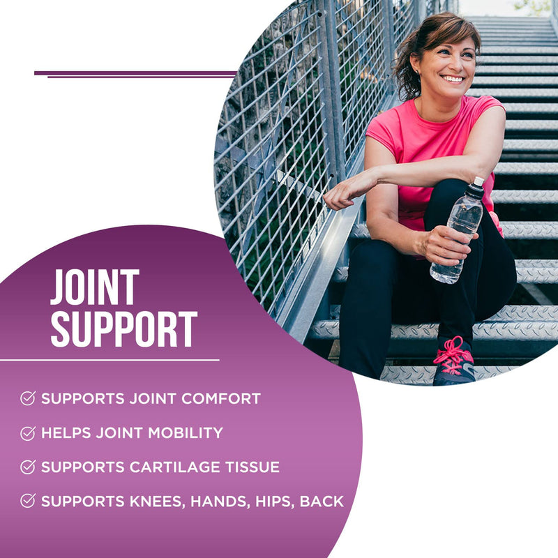 [Australia] - Glucosamine Chondroitin Supplements MSM Complex - Joint Support with Turmeric, Boswellia, Quercetin for Joints, Back, Hands, Bones, Knees & Mobility, Triple Strength Glucosamine Sulfate - 240 Capsules 240 Count (Pack of 1) 