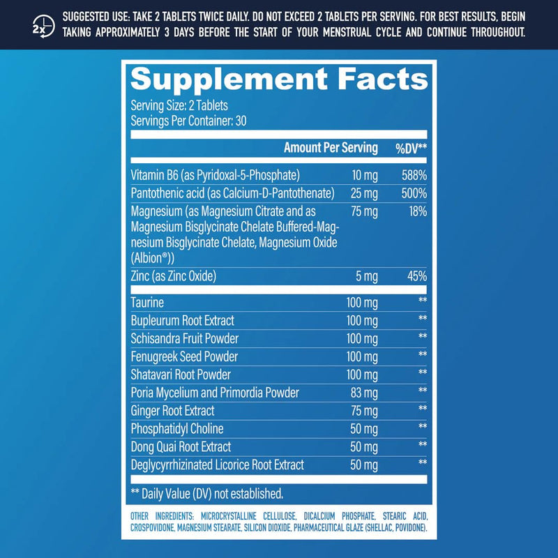 [Australia] - NuEthix Formulations Nu-Woman - Targeted Feminine Hormone System Support - Nutrients to Support Your Body Healing and Working The Way its Supposed to Work - 60 Tablets Unflavored 