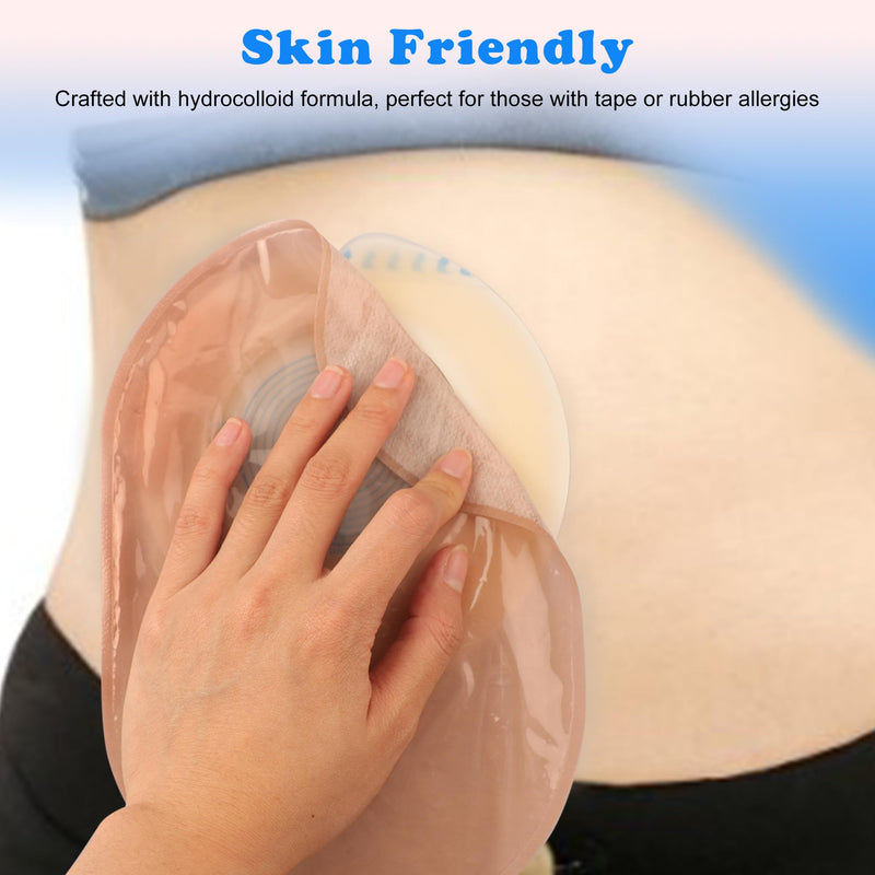 [Australia] - 20PCS Ostomy Barrier Strips Medical Grade Hydrocolloid Skin Barrier Tape for Colostomy, Ileostomy, Urostomy Bags Elastic Ostomy Rings Stoma Supplies Accessories 20PCS 