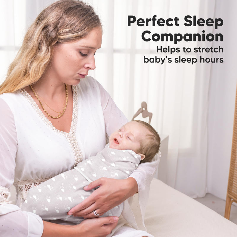 Baby Swaddle Sleep Sacks with Zipper - 3-Pack Newborn Swaddle Sack, Baby Swaddles Sleep Sack 0-3 Months, Wearable Blanket Baby, Baby Swaddle Blanket Wrap, Swaddle Sack, Easy Change Swaddle (Aspire) Aspire One Size