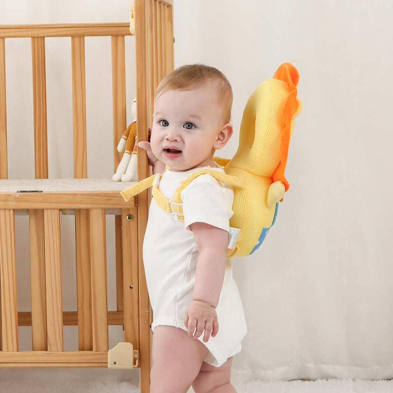 [Australia] - Baby Head Protector Backpack - Soft & Lightweight Head Protection Pillow for Bebe Walking and Crawling Lion 