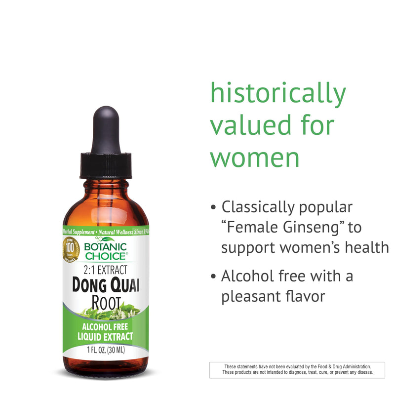 [Australia] - Botanic Choice Dong Quai Liquid Extract ‚Äì Alcohol Free, Gluten Free, Fast Acting Supplement Drops ‚Äì Easy to Use Dropper 1 Fluid Ounce 