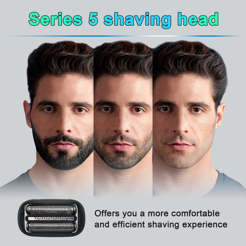 [Australia] - 53B shaving heads series 5, S5 shaving head replacement part for series 5 compatible with razors men 5 and 6 series 5018S 5049S 5762 5764 6075CC 6020S 6040CS series 5 53b 