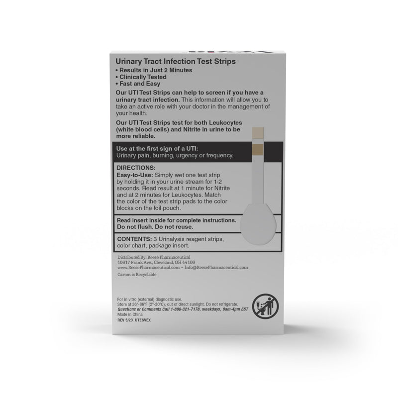 Urinary Tract Infection UTI Test Strips 3ct