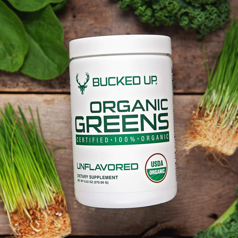 [Australia] - Greens Superfood Powder Unflavored | 8 Most Essential Mixed Greens | Certified 100% Organic | Chlorella, Spinach, Kale, Spirulina, Alfalfa, Broccoli, Wheat Grass, & Barley Grass | 30 SERV | 9.52 OZ 