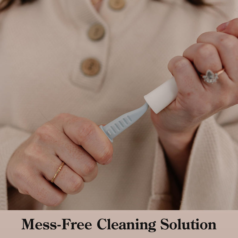 [Australia] - 2-in-1 Hair Brush & Comb Cleaner Tool with Pick: Effective Hairbrush Cleaning Tool for Removing Hair, Lint & Buildup. Easy Brush Disassembly for Salon & Home Use 
