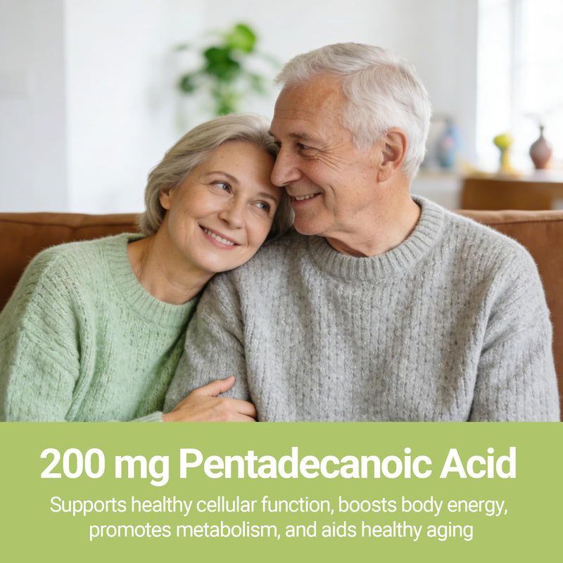 FORTUE NUTRX CoQ10 Supplement & Pentadecanoic Acid Supplement C15 - High Strength Q10 Coenzyme for Heart & Energy Support, Liposomal Ubiquinol Suplement with Beetroot Extract, 60 Vegan Capsules