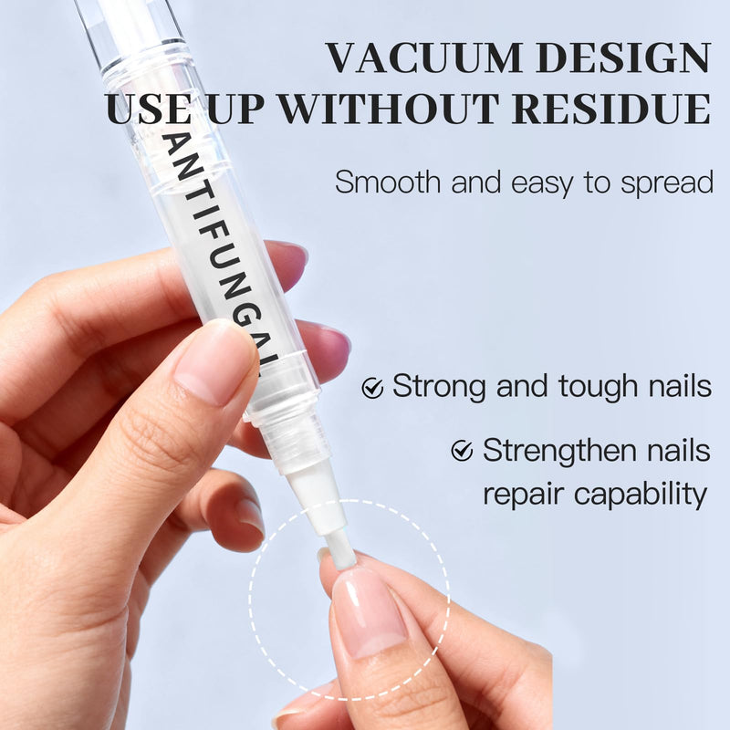 VENROCK Nail Care Pen with Undecylenic Acid 4.125% – Toenail & Fingernail Care Solution, Easy Brush-On Formula for Healthy-Looking Nails, Daily Nail Maintenance with Lactobionic Acid, 0.17 Fl Oz