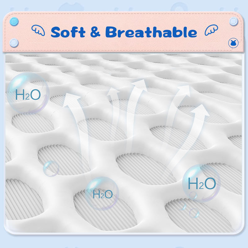 [Australia] - Breathable Pillow, Removable and Washable Breathable Bedding Set, Medium White-3 