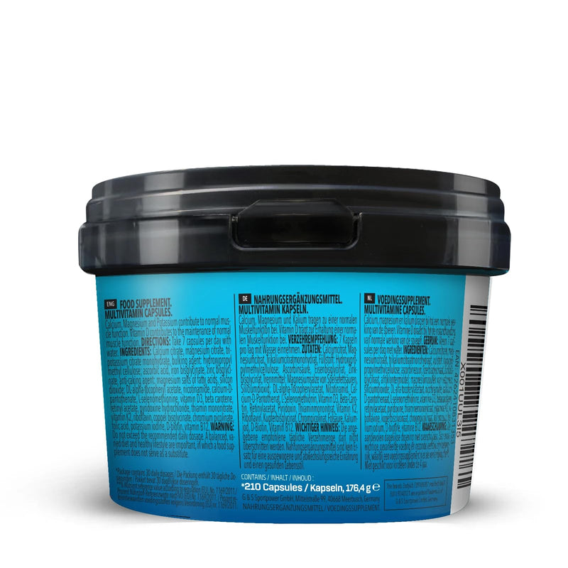 [Australia] - Bodylab24 Bodybuilder Stack 210 capsules, a vitamin and mineral supplement with an extensive micronutrient mix, specially formulated for hard and intensively training athletes 210 pieces (pack of 1) 