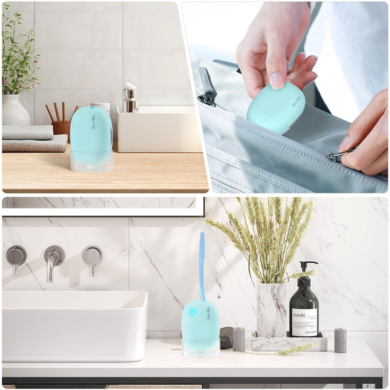 [Australia] - YourMate Rechargerable Toothbrush Sanitizer Case Travel Toothbrush Covers Case with Holder for Houshold and Traveling or Business Trip Blue 
