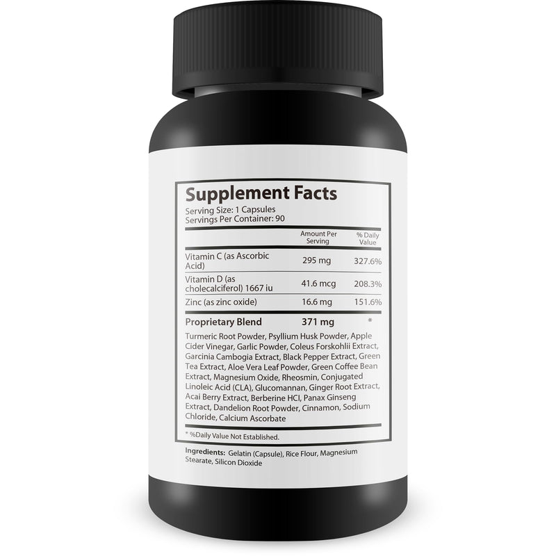 Q-Ion Pro - Immune Defense Formula - 90 Day Supply - Natural Immune Support Supplement - Promote Healthy Immune Response & Immune System - High in Antioxidants - Vitamin C, Vitamin D3, Zinc, Turmeric