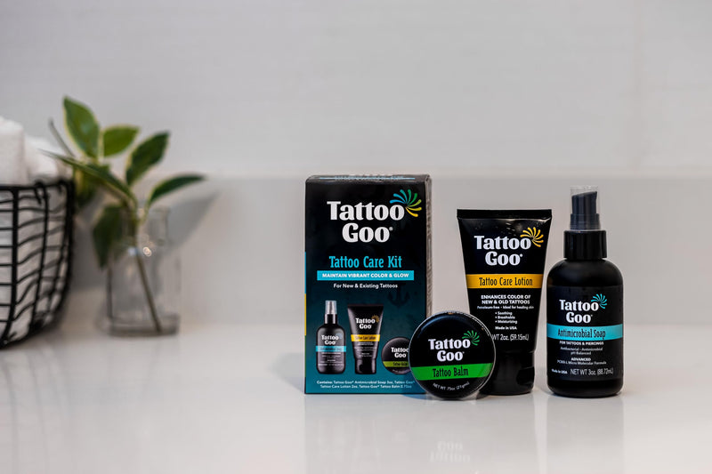 [Australia] - Tattoo Goo Deep Cleansing Soap, Disinfecting Tattoo and Piercing Aftercare - Moisturizing Olive Oil, Alcohol and Fragrance Free - 3 oz 